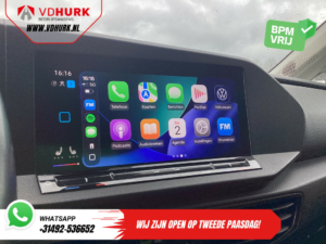 Volkswagen Caddy Cargo Maxi Bestelbus 2.0 TDI 125 pk DSG Aut. Black Edition LED/ Adapt.Cruise/ Standkachel/ Stoelverw./ Leder/ Carplay/ Navi/ LMV/ Sidebars/ Trekhaak/