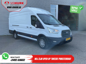 Ford Transit Van 2.0 TDCI 170 CP L4H3 Trend RWD Jumbo 270Gr.Doors/ Airco/ Cruise/ DAB/ PDC/ Towbar