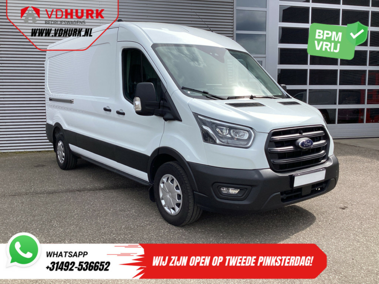 Ford Transit Van 2.0 TDCI 170 hp Aut. L3H2 Adapt.Cruise/ Bi-Xenon/ 360Gr.Camera/ Carplay/ Climate/ PDC/ Towbar