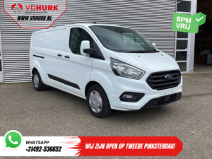 Ford Transit Custom Van 2.0 TDCI 130 ch Aut. L2 2x Porte coulissante/ Chauffage au sol/ Stoelverw./ Carplay/ Airco/ Cruise/ PDC/ DAB/ Crochet d'attelage