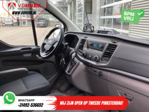 Ford Transit Custom Van 2.0 TDCI 130 cv Aut. 2x Porta scorrevole/ Riscaldatore a cavalletto/ Stoelverw./ Airco/ Crociera/ Fissaggio/ PDC/ DAB/ Portatutto