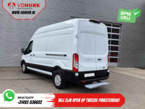 Ford Transit Bestelbus 350 2.0 TDCI 185 pk Aut. L3H3 Riem V.V/ 2xSchuifdeur/ Bi-Xenon/ Elek.Stoel/ Carplay/ Stoelverw./ Camera/ Cruise/ PDC/ Navi