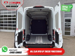 Ford Transit Bestelbus 350 2.0 TDCI 185 pk Aut. L3H3 Riem V.V/ 2xSchuifdeur/ Bi-Xenon/ Elek.Stoel/ Carplay/ Stoelverw./ Camera/ Cruise/ PDC/ Navi