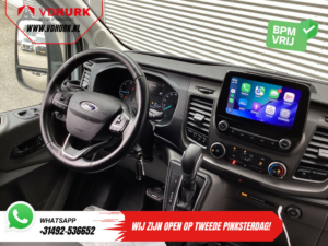 Ford Transit Bestelbus 350 2.0 TDCI 185 pk Aut. L3H3 Riem V.V/ 2xSchuifdeur/ Bi-Xenon/ Elek.Stoel/ Carplay/ Stoelverw./ Camera/ Cruise/ PDC/ Navi