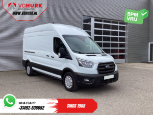 Ford Transit Bestelbus 350 2.0 TDCI 185 pk Aut. L3H3 Riem V.V/ 2xSchuifdeur/ Bi-Xenon/ Elek.Stoel/ Carplay/ Stoelverw./ Camera/ Cruise/ PDC/ Navi