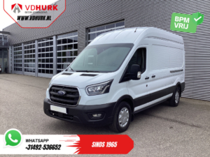 Ford Transit Bestelbus 350 2.0 TDCI 185 pk Aut. L3H3 Riem V.V/ 2xSchuifdeur/ Bi-Xenon/ Elek.Stoel/ Carplay/ Stoelverw./ Camera/ Cruise/ PDC/ Navi
