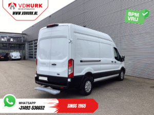 Ford Transit Bestelbus 350 2.0 TDCI 185 pk Aut. L3H3 Riem V.V/ 2xSchuifdeur/ Bi-Xenon/ Elek.Stoel/ Carplay/ Stoelverw./ Camera/ Cruise/ PDC/ Navi