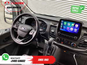 Ford Transit Bestelbus 350 2.0 TDCI 185 pk Aut. L3H3 Riem V.V/ 2xSchuifdeur/ Bi-Xenon/ Elek.Stoel/ Carplay/ Stoelverw./ Camera/ Cruise/ PDC/ Navi