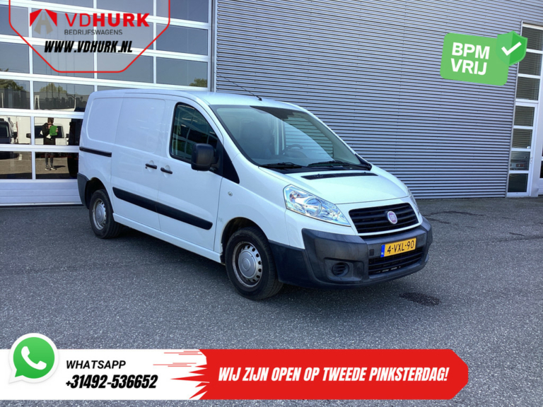 Fiat Scudo Bestelbus 1.6 MJ 90 pk EXPORT NL Auto/ Trekhaak/ PDC/ 3 Pers.