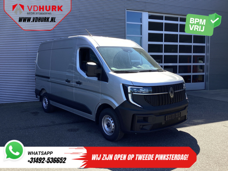 Renault Master Van 2.0 dCi 130 CP L2H2 LED/ Carplay/ Cârlig de remorcare/ Cameră/ Cruise/ PDC/ Airco
