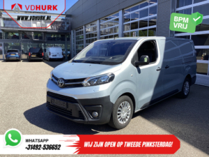 Toyota ProAce Worker Bestelbus 2.0 145 pk L3 2xSchuifdeur/ Adapt.Cruise/ Head Up/ Standkachel/ Stoelverw./ Carplay/ Trekhaak/ PDC