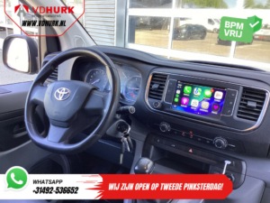 Toyota ProAce Worker Bestelbus 2.0 145 pk L3 2xSchuifdeur/ Adapt.Cruise/ Head Up/ Standkachel/ Stoelverw./ Carplay/ Trekhaak/ PDC