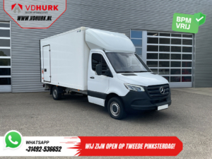 Mercedes-Benz Sprinter Bakwagen 317 CDI Aut. Box truck hayon/ Spoiler/ Ușă laterală/ LED/ Încălzire stand/ Încălzire scaune/ Carplay/ Cruise/ Airco/ 430x210x210