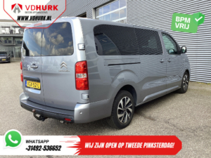 Citroën Jumpy Bestelbus 2.0 HDI 180 pk Aut. DC Dubbel Cabine Xenon/ Adapt.Cruise/ Standkachel/ 2x Schuifdeur/ Carplay/ Keyless/ Climate/ Camera/ Navi/ 1