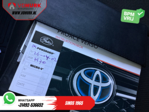 Toyota ProAce Worker Van 1.5 2x Porta scorrevole/ Adapt.Cruise/ Head-up/ Riscaldatore a cavalletto/ Arredamento/ Sediliverw./ Carplay/ Telecamera/ Keyless/ Clima/ Barra di traino