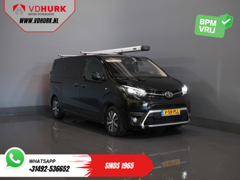 Toyota ProAce Worker Van 1.5 2x Зсувні двері/ Адапт.круїз/ Підігрів сидінь/ Підлоговий обігрівач/ Меблі/ Підсилювач сидінь/ Автомагнітола/ Камера/ Безключовий доступ/ Клімат/ Фаркоп