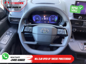 Toyota PROACE CITY Electric Bestelbus 345 km WLTP LED/ 3pers/ Snellader/ Standkachel/ Carplay/ Navi/ PDC/ Cruise/ Airco