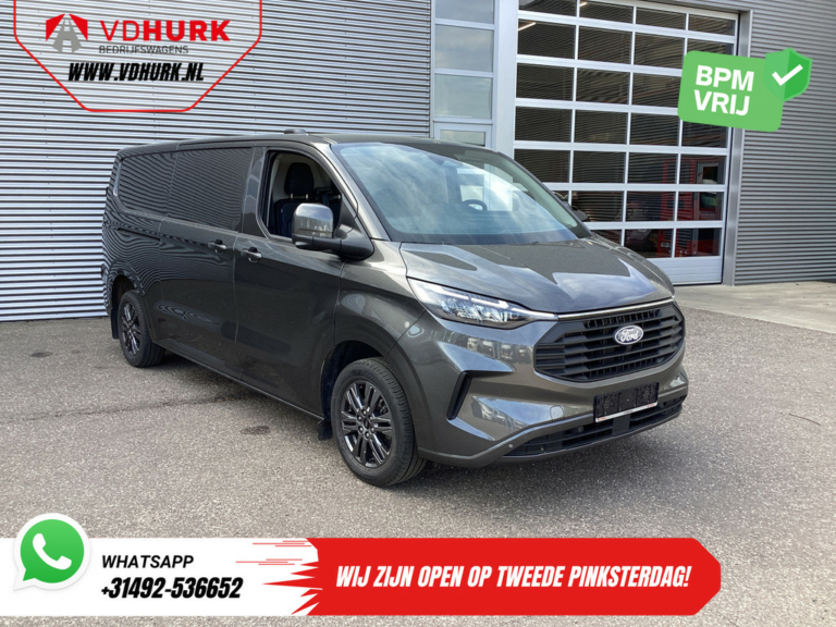 Ford Transit Custom Bestelbus 2.0 TDCI 170 pk Aut. L2 2xSchuifdeur/ Adapt.Cruise/ B&O/ 360 Camera/ Carplay/ Stoelverw./ Stuurverw./ Navi/ PDC