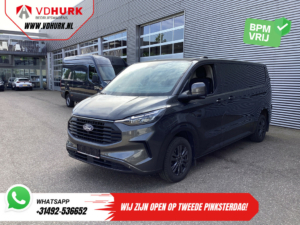 Ford Transit Custom Bestelbus 2.0 TDCI 170 pk Aut. L2 2xSchuifdeur/ Adapt.Cruise/ B&O/ 360 Camera/ Carplay/ Stoelverw./ Stuurverw./ Navi/ PDC