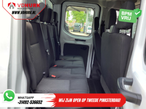 Ford Transit Open laadbak 2.0 TDCI 130 pk DC Dubbel Cabine Open Laadbak/ 7 Pers./ 3.0t Trekverm./ Carplay/ Cruise/ Climate/ Pick Up
