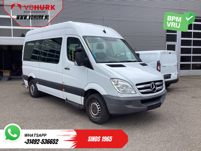 Mercedes-Benz Sprinter Personenvervoer 313 2.2 CDI L2H2 €8.772 Incl. BTW BPM VRIJ! EXPORT Combi/ 9 Persoons/ Kombi/ 9P/ Airco/ Rolstoellift