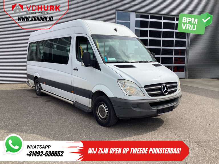 Mercedes-Benz Sprinter Personenvervoer 313 2.2 CDI Aut. L3H2 €10.587,- incl BTW (BPM VRIJ) EXPORT Combi/ 9 persoons/ Kombi/ 9P/ Rearbar/ Sidebars/ Airco/ Rolstoellift