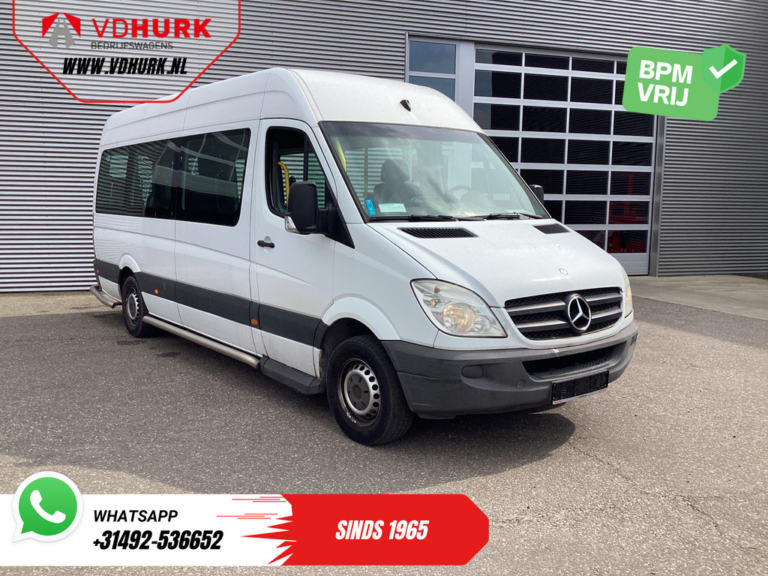 Mercedes-Benz Sprinter Personenvervoer 313 2.2 CDI Aut. L3H2 €10.587,- incl BTW (BPM VRIJ) EXPORT Combi/ 9 persoons/ Kombi/ 9P/ Rearbar/ Sidebars/ Airco/ Rolstoellift