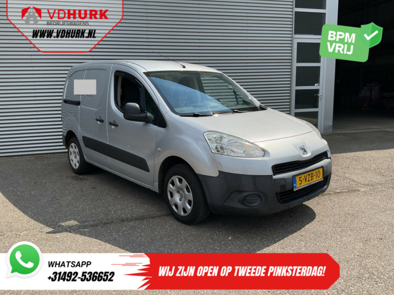 Peugeot Partner Van 1.6 HDI 90 к.с. EXPORT APK 01-'27/ 3 чол/ фаркоп/ радіо