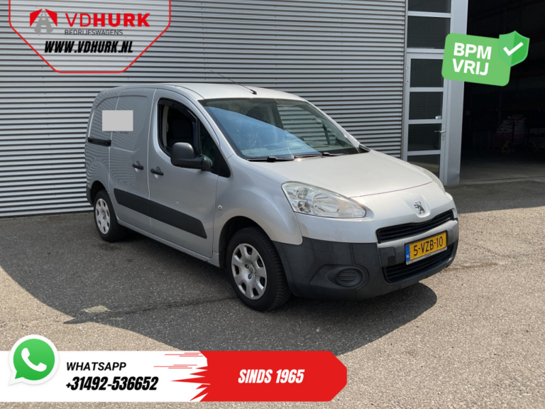 Peugeot Partner Bestelbus 1.6 HDI 90 pk EXPORT APK 01-'27/ 3.Pers/ Trekhaak/ Radio
