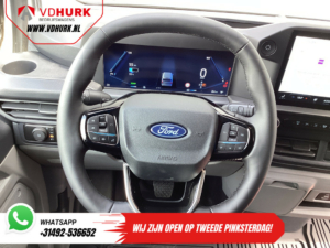 Ford E-Transit Custom Van 71 кВт/год L2 360 км WLTP Гарантія до 2028 р. / Світлодіоди / Швидка зарядка / Підігрів підставки / Сидіння з підігрівом / Кермо з підігрівом / Carplay / Камера / PDC / Клімат-контроль / Круїз-контроль