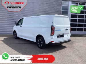 Ford E-Transit Custom Van L2 330 км WLTP Гарантія до 2028 р. / Світлодіоди / Швидка зарядка / Підігрів підставки / Сидіння з підігрівом / Кермо з підігрівом / Carplay / Камера / PDC / Клімат-контроль / Круїз