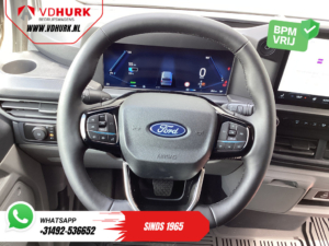 Ford E-Transit Custom Van L2 330 км WLTP Гарантія до 2028 р. / Світлодіоди / Швидка зарядка / Підігрів підставки / Сидіння з підігрівом / Кермо з підігрівом / Carplay / Камера / PDC / Клімат-контроль / Круїз