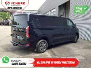 Ford E-Transit Custom Van 71 кВт/год 218 к.с. 340 км WLTP L2 Обмежена гарантія до 2028 року/ 2x Elek.Schuif/ 2.3t Trekverm./ Snellader/ B&O/ Adapt.Cruise/ Standkache
