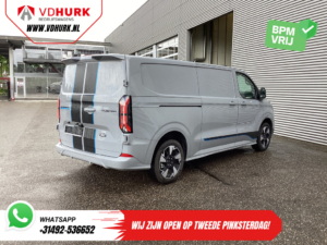 Ford E-Transit Custom Van Sport L2 330km WLTP LED/ 2x Porta scorrevole/ Adapt.Cruise/ Elek.Seat/ Riscaldatore a cavalletto/ Seatverw./ Carplay/ Navi/ Telecamera/ Clima/ 19” L
