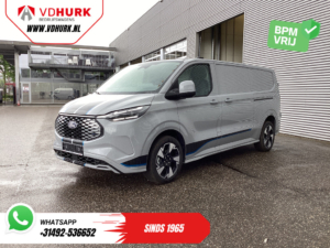 Ford E-Transit Custom Van Sport L2 330km WLTP LED/ 2x Sliding door/ Adapt.Cruise/ Elek.Seat/ Stand heater/ Seatverw./ Carplay/ Navi/ Camera/ Climate/ 19” L