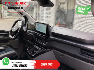 Ford E-Transit Custom Van Sport L2 330km WLTP LED/ 2x Sliding door/ Adapt.Cruise/ Elek.Seat/ Stand heater/ Seatverw./ Carplay/ Navi/ Camera/ Climate/ 19” L
