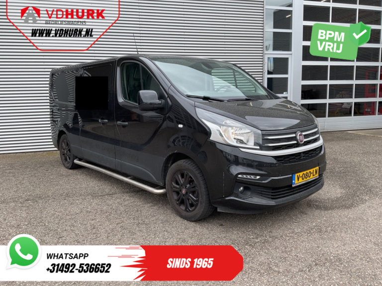 Fiat Talento Bestelbus 1.6 MJ EcoJet 145 pk Climate/ 270Gr.Deuren/ Navi/ Cruise/ Camera/ Sidebars/ 17”LMV/ PDC/ Trekhaak