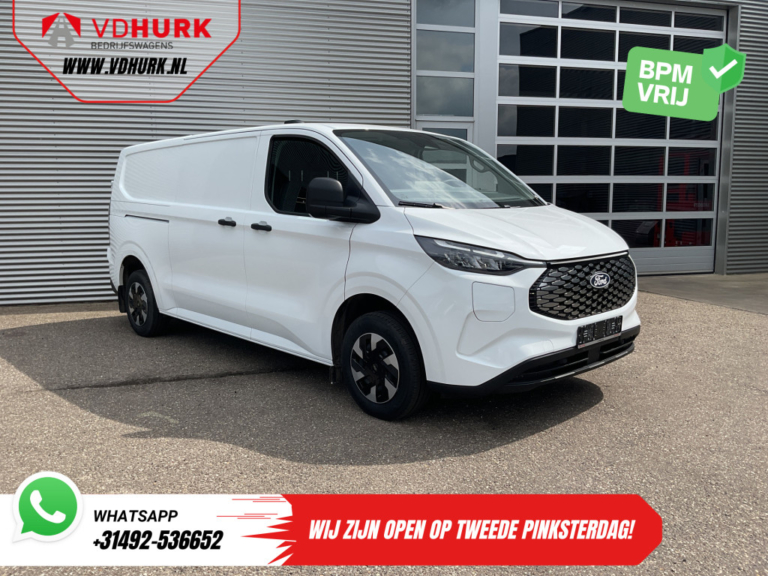 Ford E-Transit Custom Van L2 330 km WLTP LED/ Riscaldatore in piedi/ Seatverw./ Snellcharger/ 2,3t Traino amp/ Carplay/ Clima/ Telecamera/ PDC/ Crociera