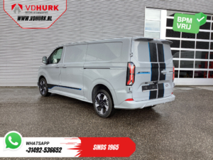 Ford E-Transit Custom Bestelbus Sport L2 330km WLTP LED/ 2x Schuifdeur/ Adapt.Cruise/ Elek.Stoel/ Standkachel/ Stoelverw./ Carplay/ Navi/ Camera/ Climate/ 19” L