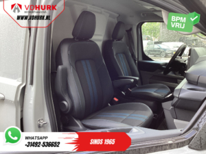 Ford E-Transit Custom Bestelbus Sport L2 330km WLTP LED/ 2x Schuifdeur/ Adapt.Cruise/ Elek.Stoel/ Standkachel/ Stoelverw./ Carplay/ Navi/ Camera/ Climate/ 19” L