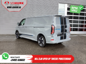 Ford E-Transit Custom Bestelbus Sport L2 330km WLTP LED/ 2x Schuifdeur/ Adapt.Cruise/ Elek.Stoel/ Standkachel/ Stoelverw./ Carplay/ Navi/ Camera/ Climate/ 19” L
