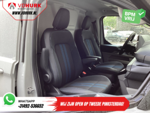 Ford E-Transit Custom Bestelbus Sport L2 330km WLTP LED/ 2x Schuifdeur/ Adapt.Cruise/ Elek.Stoel/ Standkachel/ Stoelverw./ Carplay/ Navi/ Camera/ Climate/ 19” L
