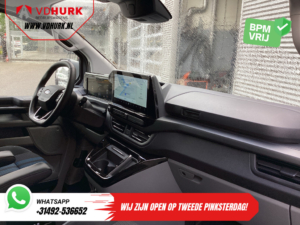 Ford E-Transit Custom Bestelbus Sport L2 330km WLTP LED/ 2x Schuifdeur/ Adapt.Cruise/ Elek.Stoel/ Standkachel/ Stoelverw./ Carplay/ Navi/ Camera/ Climate/ 19” L