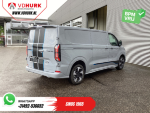 Ford E-Transit Custom Van Sport L2 330km WLTP LED/ 2x Porta scorrevole/ Adapt.Cruise/ Elek.Seat/ Riscaldatore a cavalletto/ Seatverw./ Carplay/ Navi/ Telecamera/ Clima/ 19” L