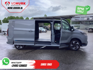 Ford E-Transit Custom Van Sport L2 330km WLTP LED/ 2x Porta scorrevole/ Adapt.Cruise/ Elek.Seat/ Riscaldatore a cavalletto/ Seatverw./ Carplay/ Navi/ Telecamera/ Clima/ 19” L