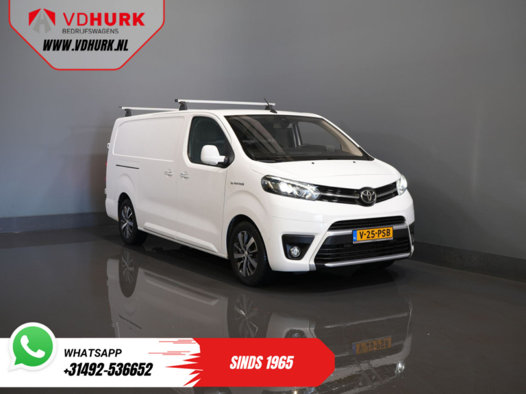 Toyota PROACE Electric Worker Van L3 75 kWh 345km WLTP 2x Porte coulissante/ LED/ Head-Up/ Quick charger/ Keyless/ Seatverw./ Carplay/ Navi/ Camera/ Climate/ PDC/ LMV/ Crui