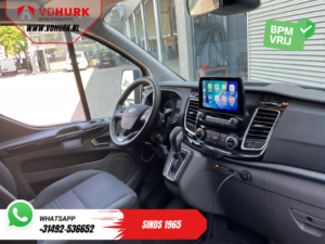 Ford Transit Custom Van 2.0 TDCI 170 hp Aut DC Double Cab 2xSliding door/ Carplay/ Seatverw./ Navi/ Airco/ Camera/ Cruise/ 16 ”LMV/ PDC/ Towbar
