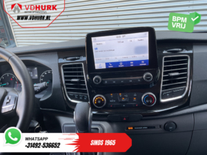 Ford Transit Custom Van 2.0 TDCI 170 hp Aut DC Double Cab 2xSliding door/ Carplay/ Seatverw./ Navi/ Airco/ Camera/ Cruise/ 16 ”LMV/ PDC/ Towbar
