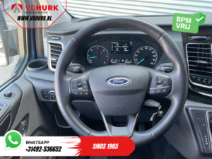 Ford Transit Custom Van 2.0 TDCI 170 hp Aut DC Double Cab 2xSliding door/ Carplay/ Seatverw./ Navi/ Airco/ Camera/ Cruise/ 16 ”LMV/ PDC/ Towbar
