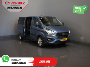 Ford Transit Custom Van 2.0 TDCI 170 hp Aut. L2 DC Doppelkabine 2x Schiebetür/ Carplay/ Sitzverw./ Navi/ Airco/ Kamera/ Cruise/ 16 ”LMV/ PDC/ Anhängerkupplung